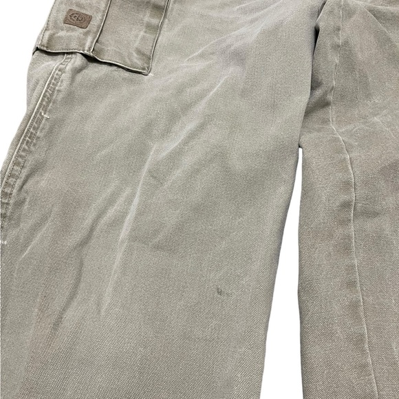 Men’s Cargo Outdoor Utility Workwear Pants Distressed Size 34 Tan - Picture 4 of 12